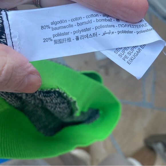 ZARA NEW Black / Green JACQUARD KINT CROPPED TOP size small NWT - Picture 8 of 11